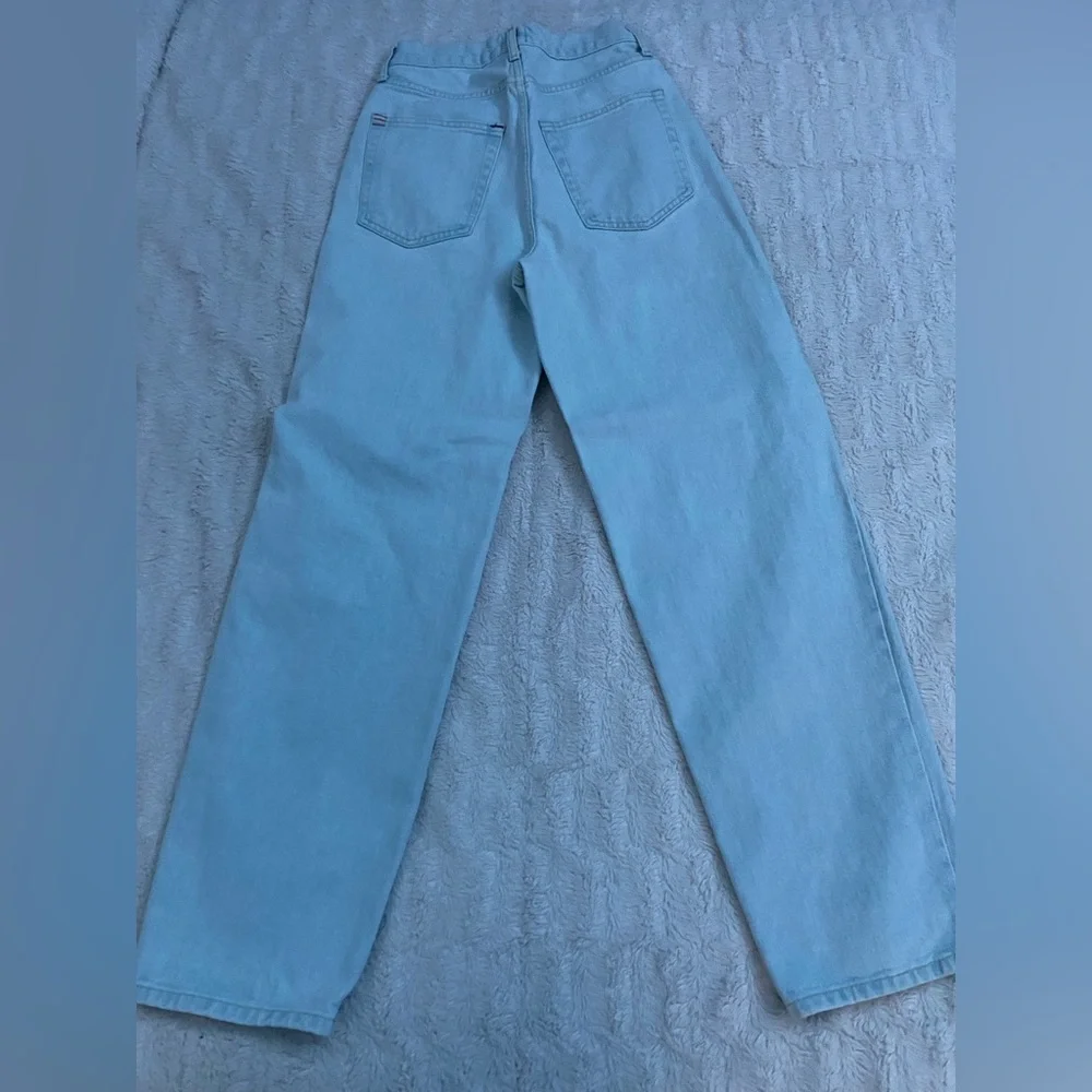 Baggy Boyfriend High Waist Light Blue Jeans - Picture 2 of 4